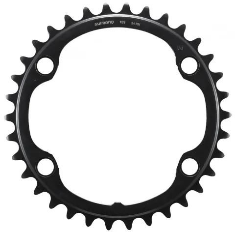 SHIMANO Kettenblatt FC-RS520 34T NK - effizientes Kompakt-Kettenblatt für moderne Rennräder