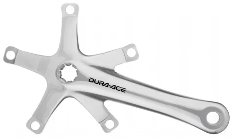 SHIMANO Kurbelgarnitur DURA-ACE TRACK FC-7710 175 Silber - maximale Bahn-Performance