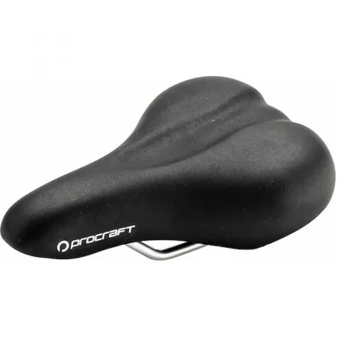 Procraft Sattel Junior Anatomic 212 mm x 145 mm schwarz - ergonomischer Kindersattel