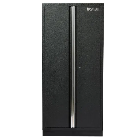 VAR Hochschrank MO-52611 915 x 458 granitschwarz - modularer Werkstatt-Hochschrank