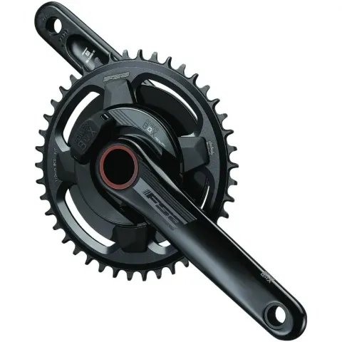 FSA Leistungsmesskurbel Powerbox Road Alloy 1x 170 mm Schwarz - präzise Wattmessung