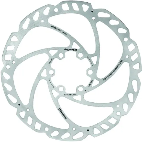 SwissStop Bremsscheibe Catalyst One 6-Loch 160 Rot - starke Bremsleistung und Hitzeableitung