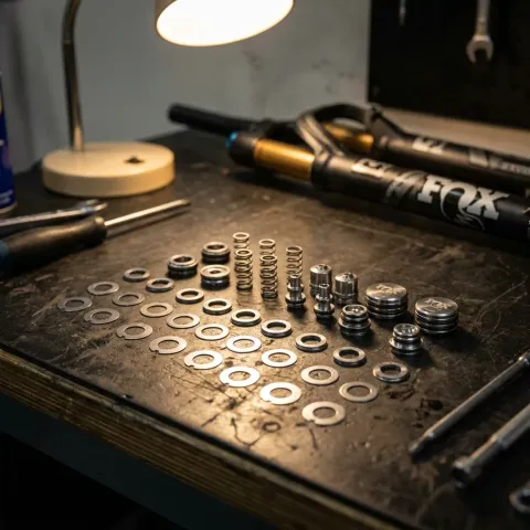 FOX Service Set: Grip Rebound Valving FK - präzises Rebound-Tuning für FOX-Federgabeln