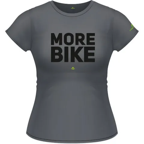 Merida T-Shirt MORE BIKE Edition Damen XS Grau - komfortables Bike-Freizeitshirt