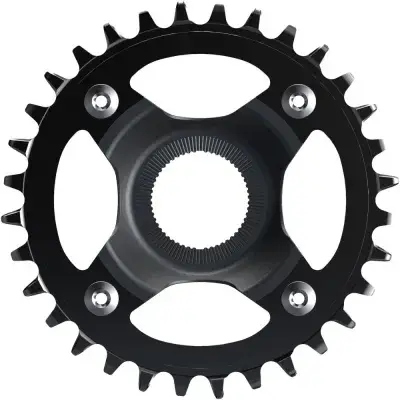 SHIMANO Kettenblatt EP801/EP600 CR-EM800 32Z schwarz - effiziente Performance für E-Bike-Antriebe