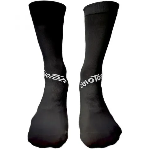 VeloToze Socken Leightweight schwarz L/XL (43/47) - extrem leichte Radsocken für maximale…
