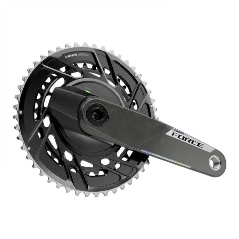 SRAM Quarq Force E1 Powermeter Kurbelgarnitur 175mm 48-35T - Präzise Leistungsmessung für Rennrad