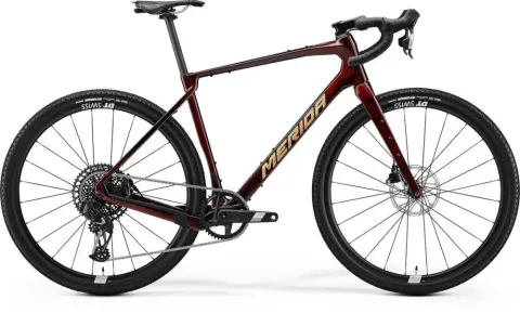 Merida SILEX 8000 Elegant Wildberry Gold Carbon Gravelbike Größe XXS, kabellose SRAM Apex AXS…
