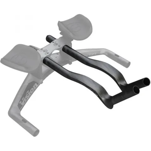 Vision Extensions Speed Carbon 35 cm Schwarz - aerodynamische Triathlon-Extensions