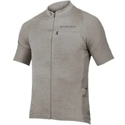 Endura GV500 Reiver Kurzarmtrikot Fossil XL - Herren-Gravel-Trikot aus schnelltrocknendem,…
