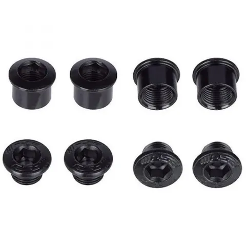 FSA Kettenblattschrauben E-Bike Edelstahl 3 mm Schwarz - sichere Kettenblattbefestigung