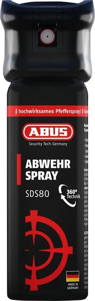ABUS SDS80 Tier-Abwehrspray 45 ml mit 360°-Sprühtechnik