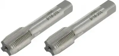 VAR Kurbelgewindebohrer-Satz PE-04100 9/16x20 tpi 16 - zur Reparatur von Kurbelgewinden