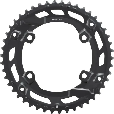 SHIMANO Kettenblatt CUES FC-U6000-2 46Z-BN - effiziente Kraftübertragung für moderne Antriebe